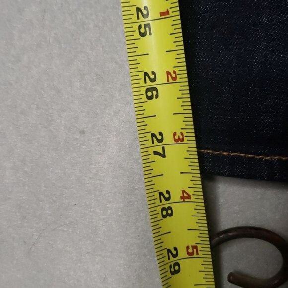 American Eagle Outfitters Tomgirl Jeans Womens 0 Regular Dark Wash Stretch Denim - Picture 8 of 10